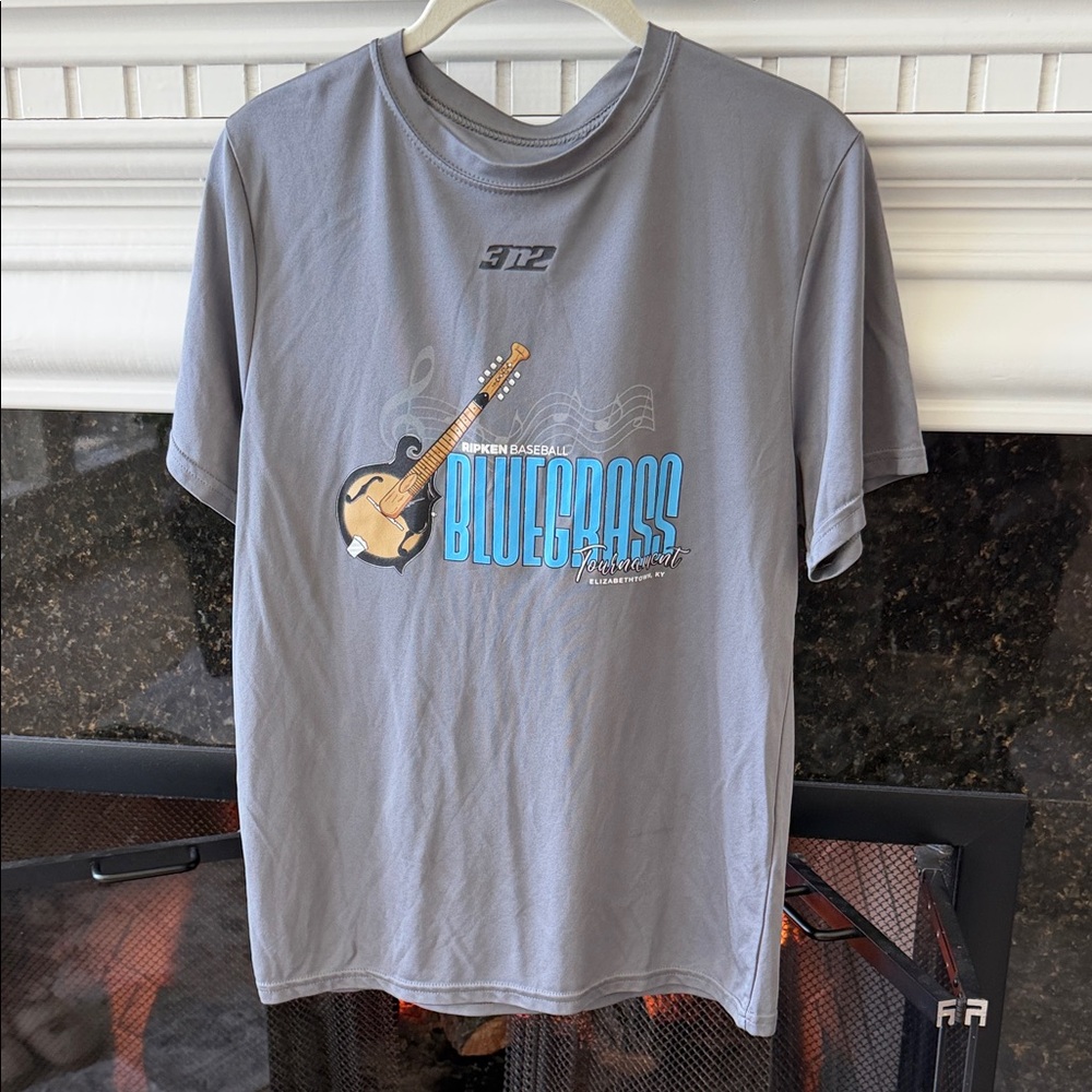 Ripken Gray Bluegrass Baseball Tournament Tee